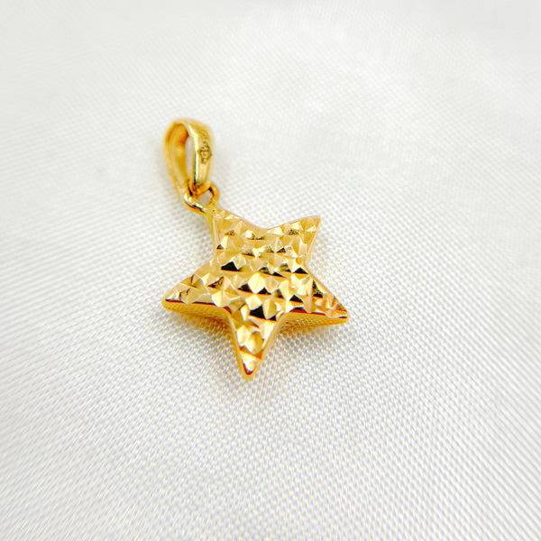 GDP098. 14K Solid Gold Star Charm