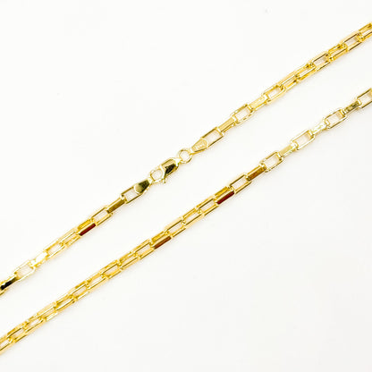 075HVI0164000. 14K Solid Gold Box Link Chain