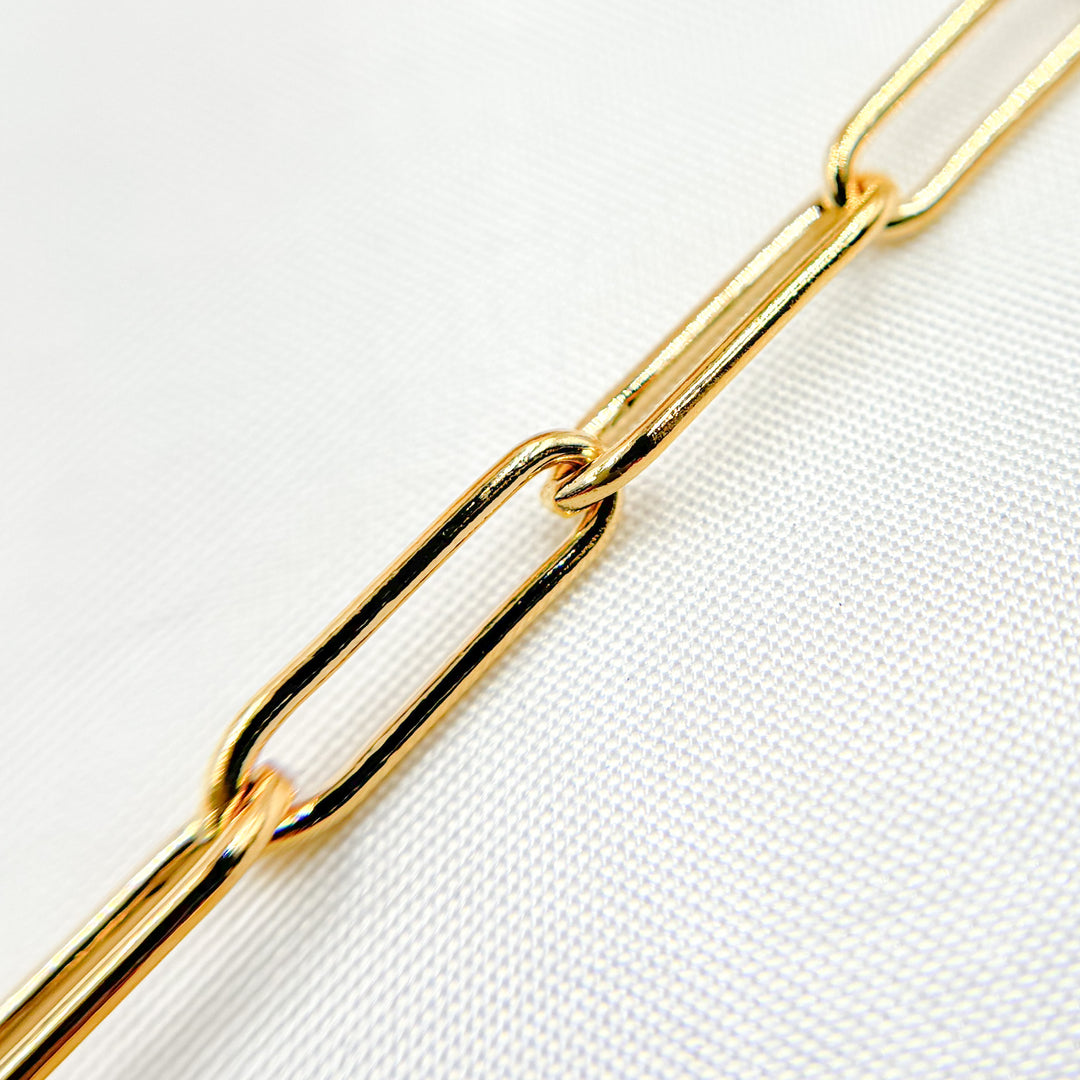 4002GF. 14K Gold-Filled Smooth Paperclip Chain