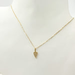 Load image into Gallery viewer, 14K Solid Gold Heart Shape Diamond Necklace. PHE38753
