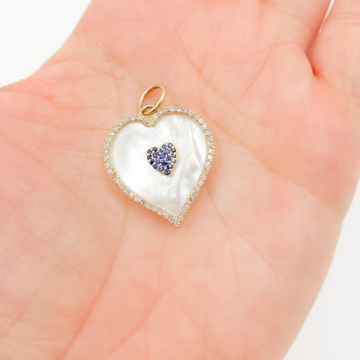 KG231. 14K Solid Gold Heart Pendant