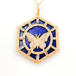 Load image into Gallery viewer, 14K Gold Butterfly Pendants