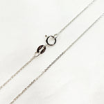 Load image into Gallery viewer, 025R01T5WG. 14K Solid White Gold Cable Chain
