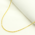 Load image into Gallery viewer, 030CRDP0L8L. 14K Solid Yellow Gold Rope Chain
