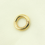 14k Solid Gold Round Clasp. CHM056_15_14K
