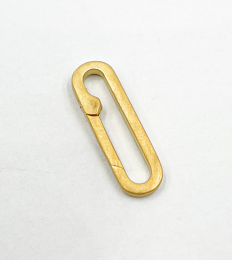 1361GPM. Sterling Silver Matt Gold Plated Clasp