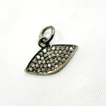 Load image into Gallery viewer, DC337. Diamond Sterling Silver Eye Charm
