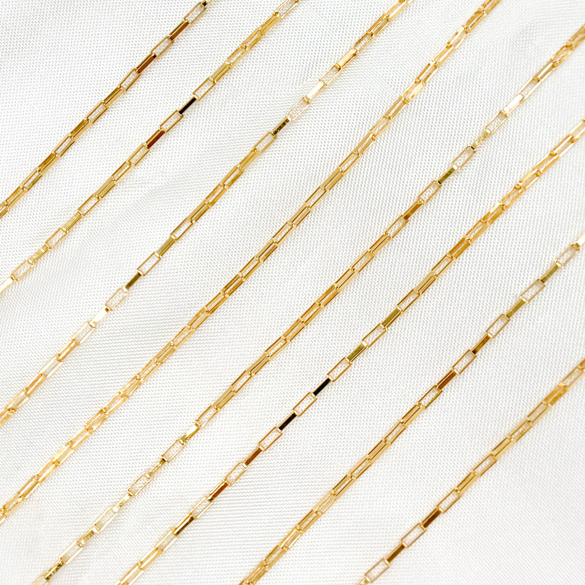 14K Gold Filled Box Link Chain - Tresor Jewelry Inc