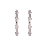 Load image into Gallery viewer, Buy 14k Solid White Gold Hoops