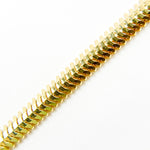 Load image into Gallery viewer, 260CCTDBRA8. 14K Solid Gold Flat Snake Necklace