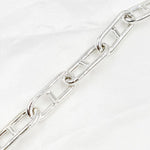 Load image into Gallery viewer, 549MTSS. Sterling Silver Hollow Marina Link Chain
