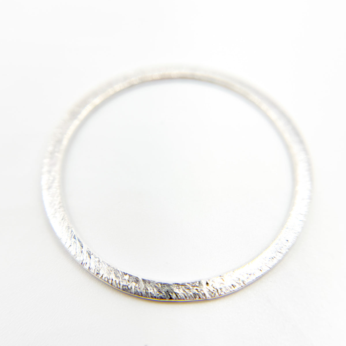 White Sterling Silver Ring Connectors