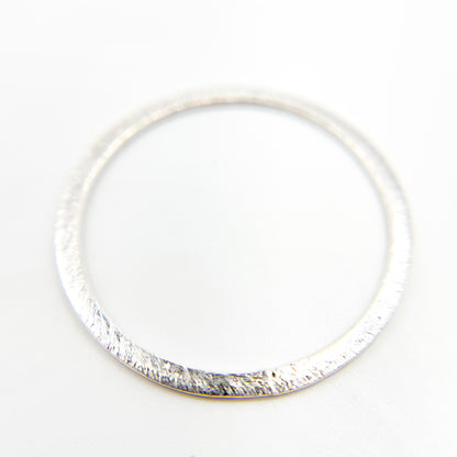 White Sterling Silver Ring Connectors