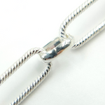 Load image into Gallery viewer, Sterling Silver Long and Short Link Chain