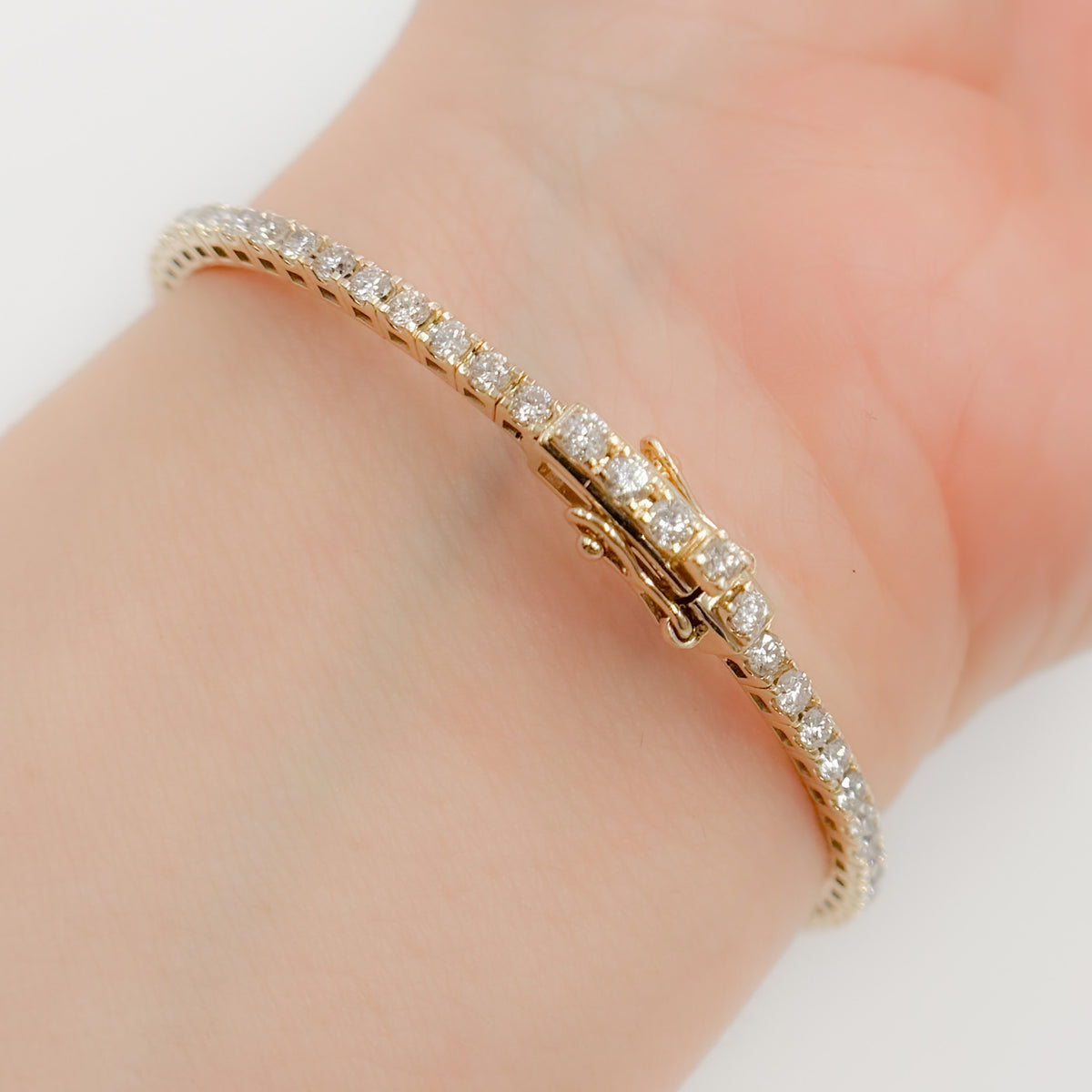 Buy 14K Solid Gold Diamond Bangle