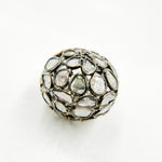 Load image into Gallery viewer, DC809. Diamond &amp; Sterling Silver Round Bead
