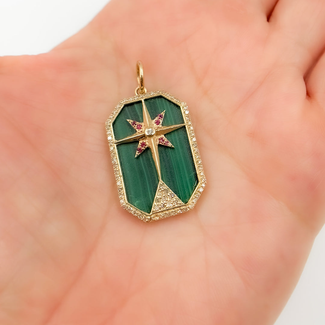 14K Gold Star Pendant