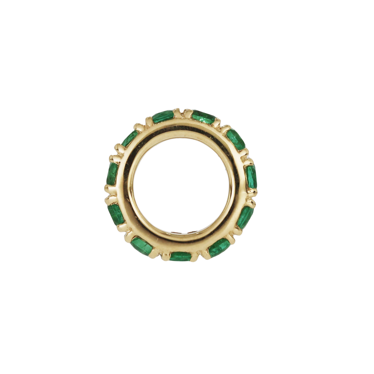 Shop 14K Solid Gold Gemstone Round Ring Slider