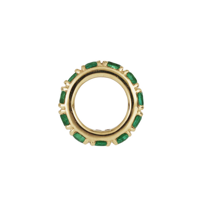 Shop 14K Solid Gold Gemstone Round Ring Slider