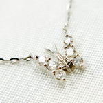 Load image into Gallery viewer, 14K Solid Gold Diamond Butterfly Shape Necklace. NT400107
