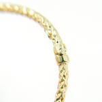 Load image into Gallery viewer, Bangle2. 14K Solid Gold Bangle Diamond Cut