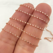 Buy Rose Gold Filled Cable Chain