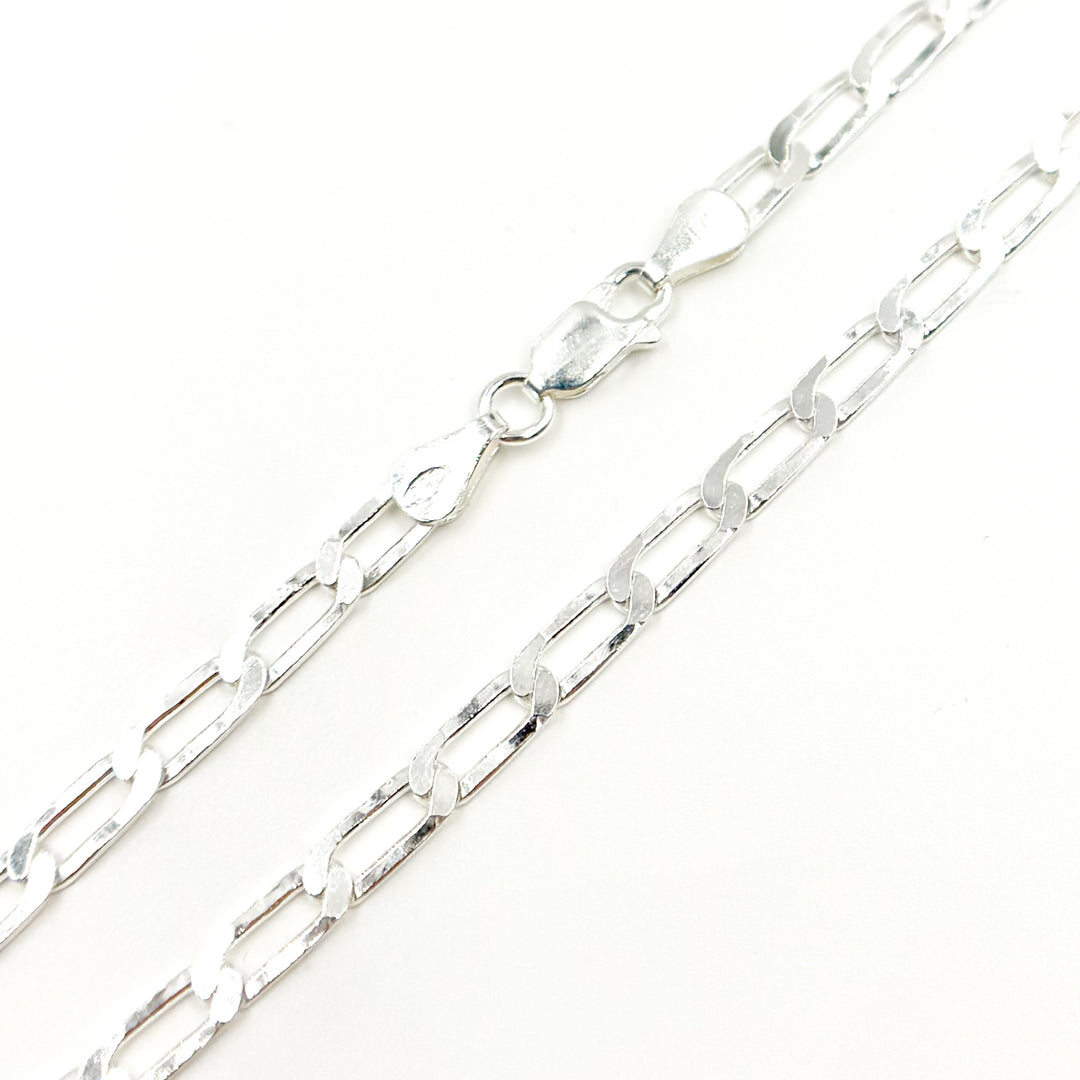 Buy Sterling Silver Flat Paperclip Necklace