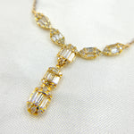 Load image into Gallery viewer, 14K Solid Gold Diamond Necklace. NFH70374
