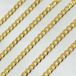 Load image into Gallery viewer, Y71GP. Gold Plated 925 Sterling Silver Curb Chain
