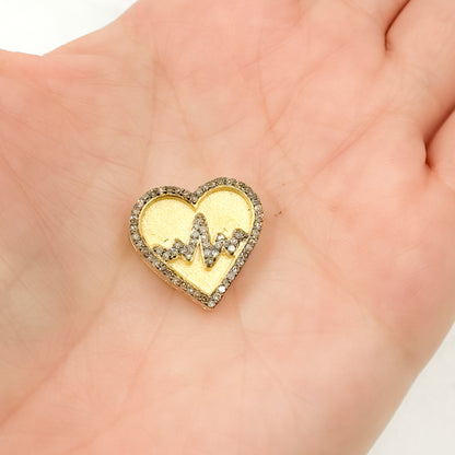 Buy Diamond Sterling Silver Heart Pendant