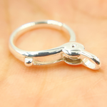 Load image into Gallery viewer, 239. Sterling Silver Round Trigger Clasp
