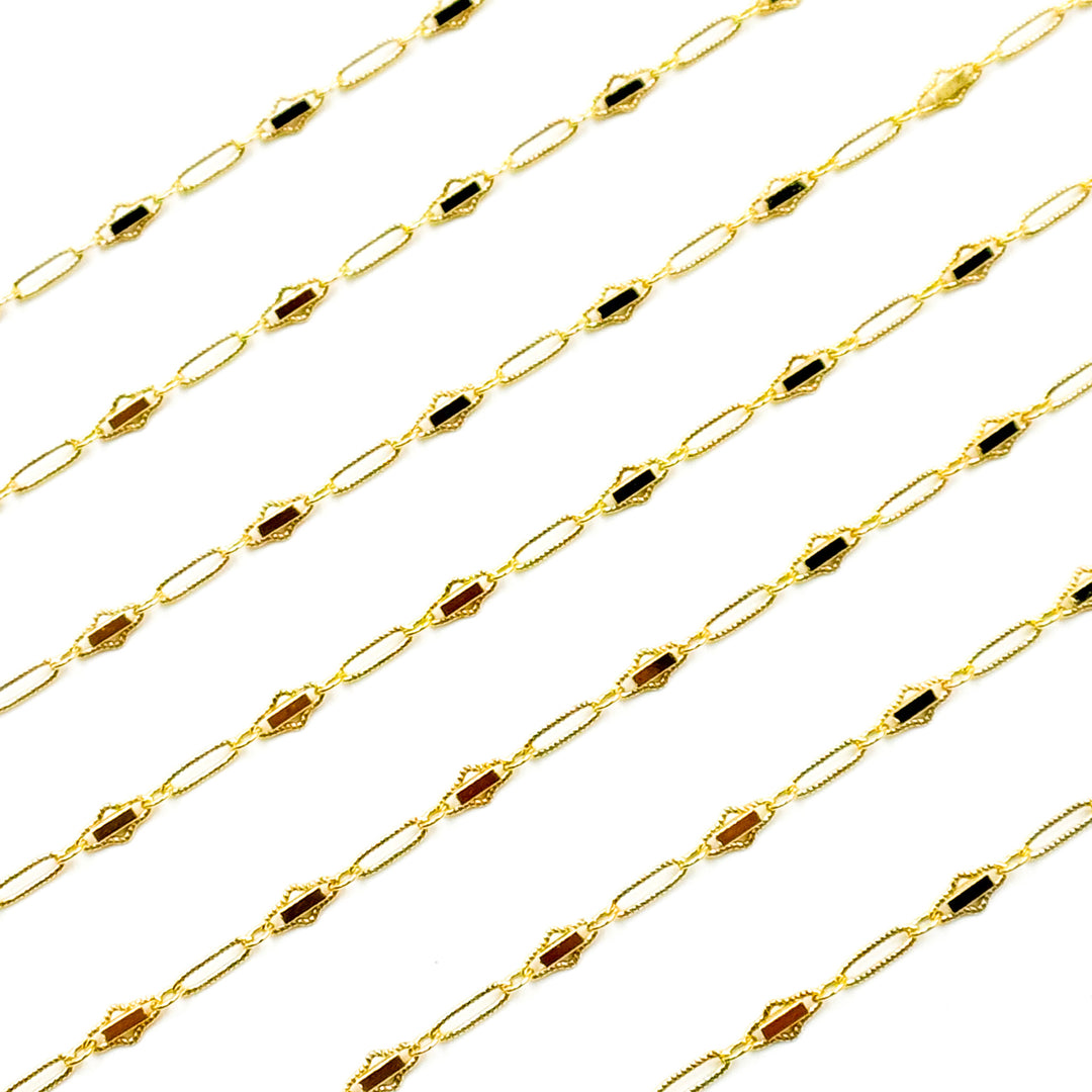 901BGF. 14k Gold Filled Fancy Twisted Oval Link Chain