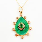 Load image into Gallery viewer, 14K Gold Drop Pendant