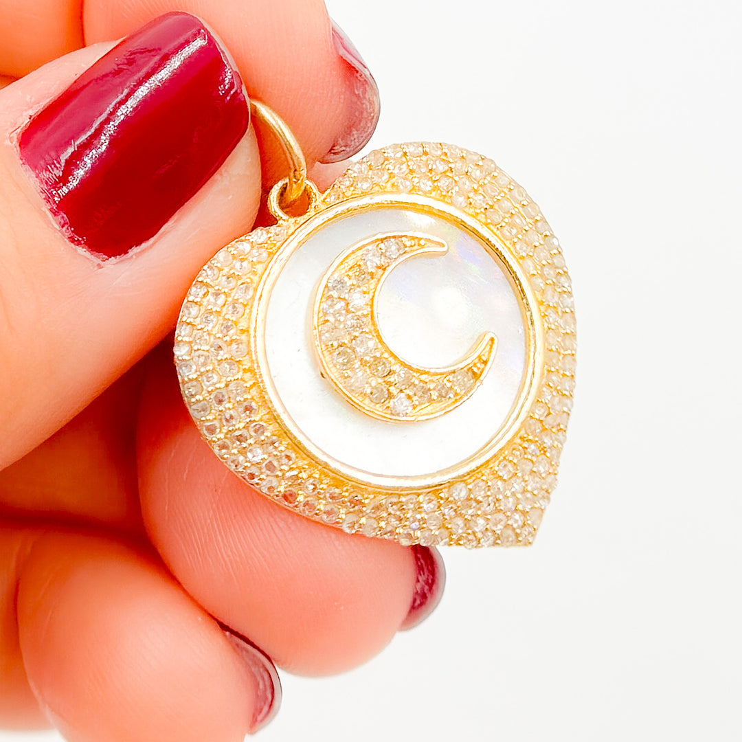 KG182. 14K Solid Gold Heart Pendant