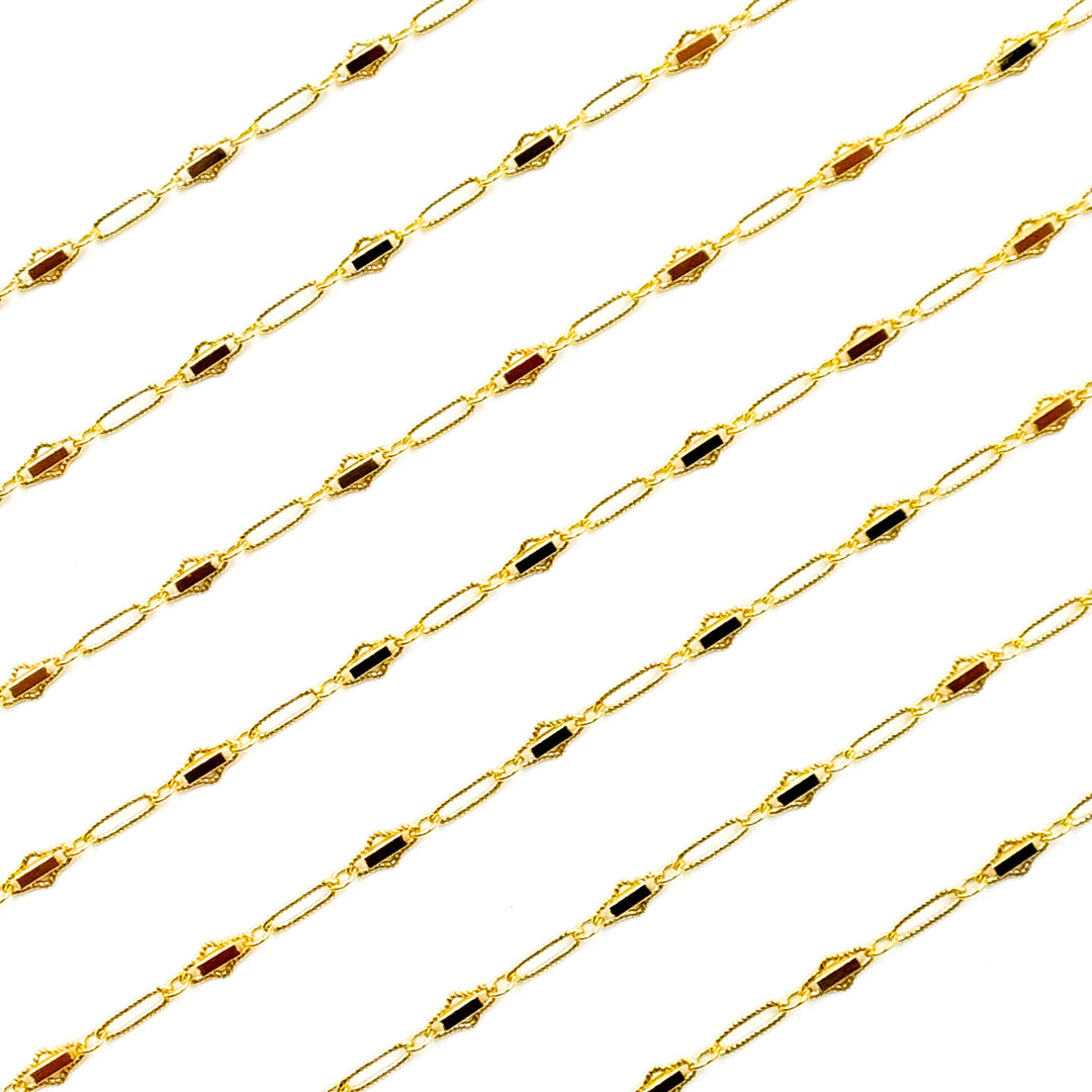 901BGF. 14k Gold Filled Fancy Twisted Oval Link Chain