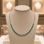 Load image into Gallery viewer, CN97277-5X3. 14K Solid Gold Gemstone Necklace