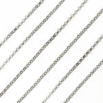 Load image into Gallery viewer, V108BR. Black Rhodium Sterling Silver Rolo Chain
