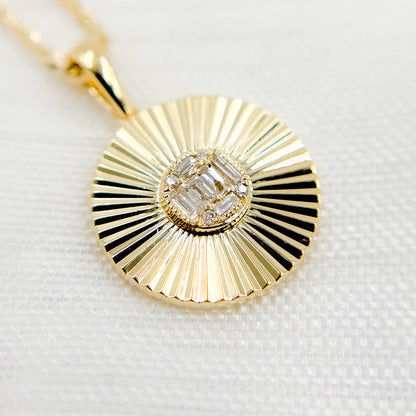 14K Gold Diamond Necklace