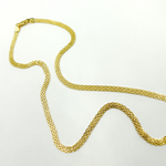 Load image into Gallery viewer, 14K Solid Gold Vintage Mesh Necklace. 14K36
