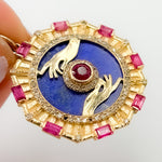 Load image into Gallery viewer, KG282. 14K Gold Hands Pendant