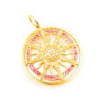 Load image into Gallery viewer, Shop Gold Sun Pendants
