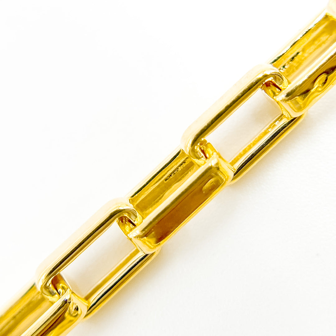 075HVI0164000. 14K Solid Gold Box Link Chain