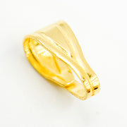 10MM Gold Plated Sterling Silver Locket Bails