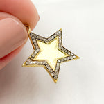 Load image into Gallery viewer, DP647. Diamond Sterling Silver Star Pendant
