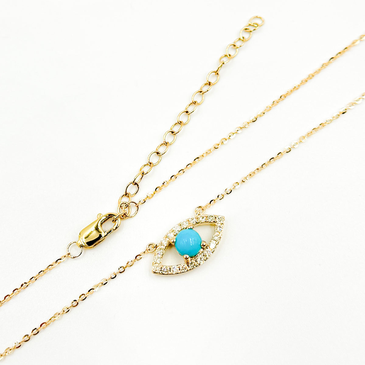 NFD72558. 14K Solid Gold Diamond and Gemstone Necklace