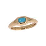 Load image into Gallery viewer, REF11478TQ. 14K Solid Gold Turquoise Ring