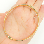 Load image into Gallery viewer, 14K Solid Gold Matte Textured Bangle. Bangle13
