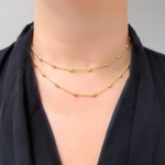 Load image into Gallery viewer, Plated Sterling Silver Satellite Necklaces
