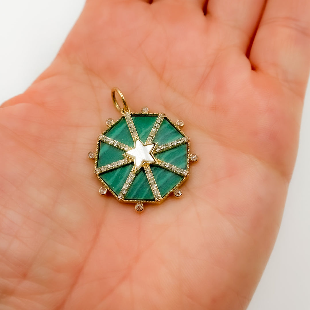 14K Gold Star Pendant