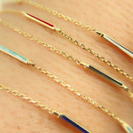 Load image into Gallery viewer, Solid Gold Enamel Bracelet